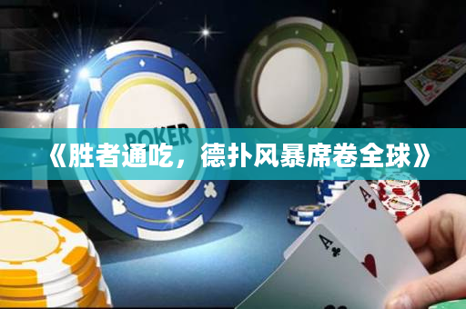 《胜者通吃，德扑风暴席卷全球》