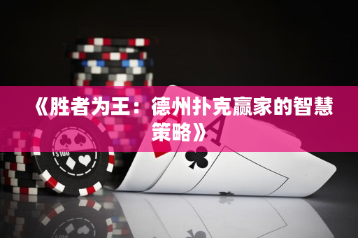 《胜者为王：德州扑克赢家的智慧策略》