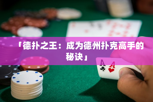 「德扑之王：成为德州扑克高手的秘诀」