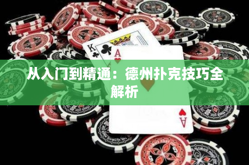 从入门到精通：德州扑克技巧全解析