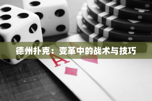 德州扑克：变革中的战术与技巧