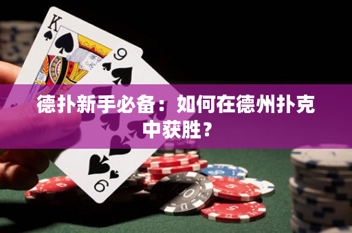 德扑新手必备：如何在德州扑克中获胜？