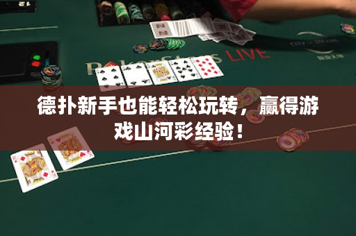 德扑新手也能轻松玩转，赢得游戏山河彩经验！