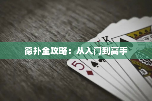 德扑全攻略：从入门到高手