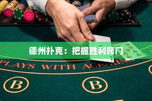 德州扑克：把握胜利窍门