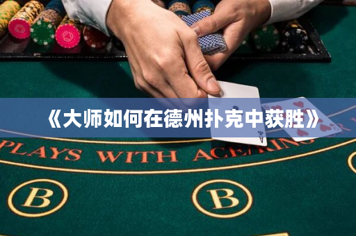 《大师如何在德州扑克中获胜》
