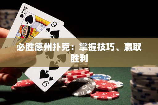 必胜德州扑克：掌握技巧、赢取胜利