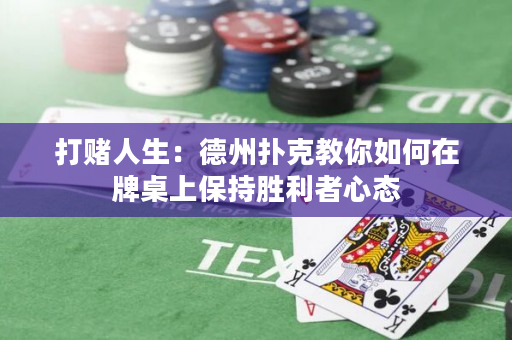 打赌人生：德州扑克教你如何在牌桌上保持胜利者心态