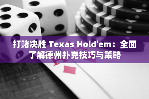 打赌决胜 Texas Hold'em：全面了解德州扑克技巧与策略