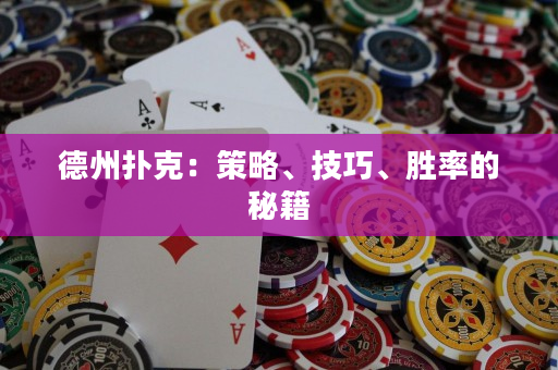 德州扑克：策略、技巧、胜率的秘籍