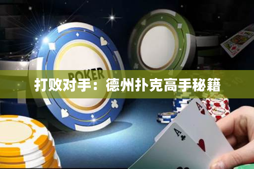 打败对手：德州扑克高手秘籍