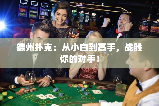 德州扑克：从小白到高手，战胜你的对手！