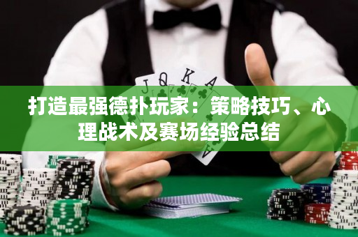 打造最强德扑玩家：策略技巧、心理战术及赛场经验总结