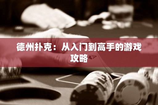 德州扑克：从入门到高手的游戏攻略