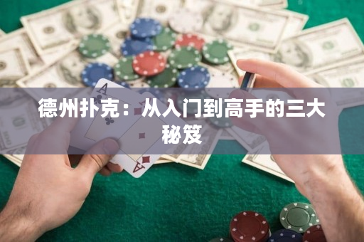 德州扑克：从入门到高手的三大秘笈