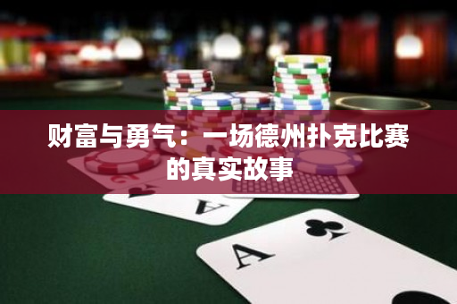 财富与勇气：一场德州扑克比赛的真实故事