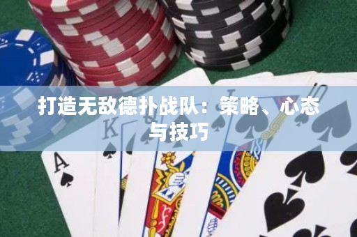 打造无敌德扑战队：策略、心态与技巧