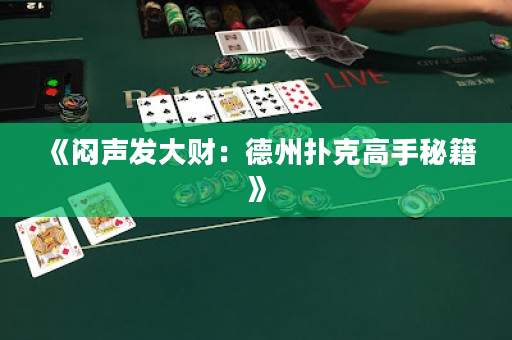 《闷声发大财：德州扑克高手秘籍》