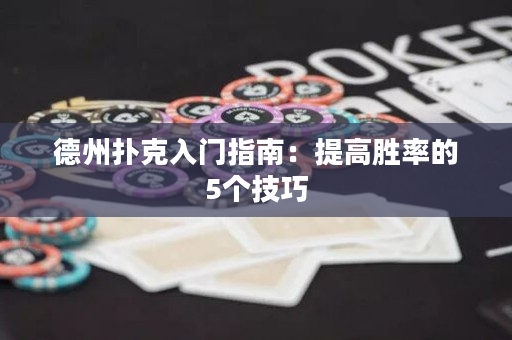 德州扑克入门指南：提高胜率的5个技巧
