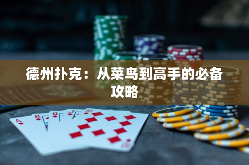 德州扑克：从菜鸟到高手的必备攻略