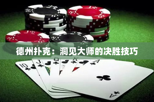 德州扑克：洞见大师的决胜技巧