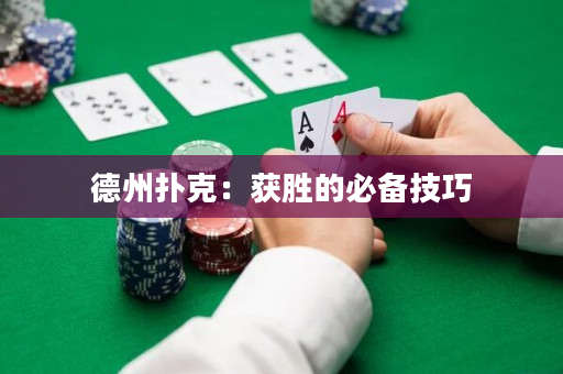 德州扑克：获胜的必备技巧