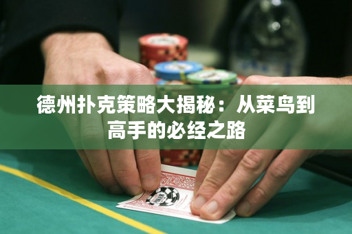德州扑克策略大揭秘：从菜鸟到高手的必经之路