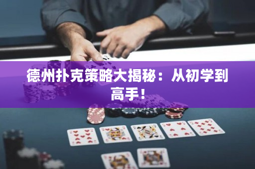 德州扑克策略大揭秘：从初学到高手！