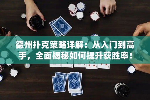 德州扑克策略详解：从入门到高手，全面揭秘如何提升获胜率！