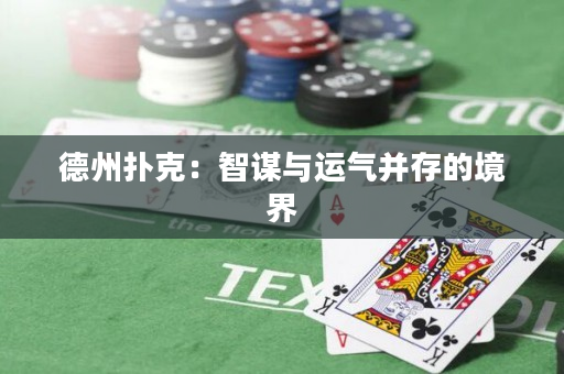 德州扑克：智谋与运气并存的境界
