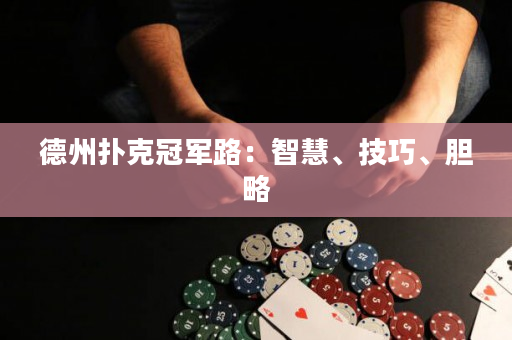 德州扑克冠军路：智慧、技巧、胆略