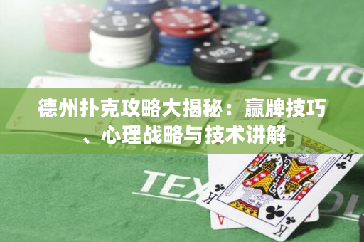 德州扑克攻略大揭秘：赢牌技巧、心理战略与技术讲解