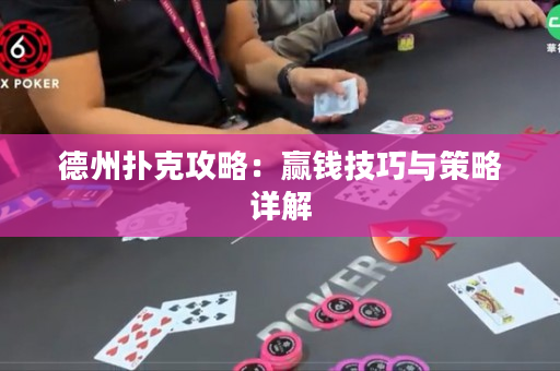 德州扑克攻略：赢钱技巧与策略详解
