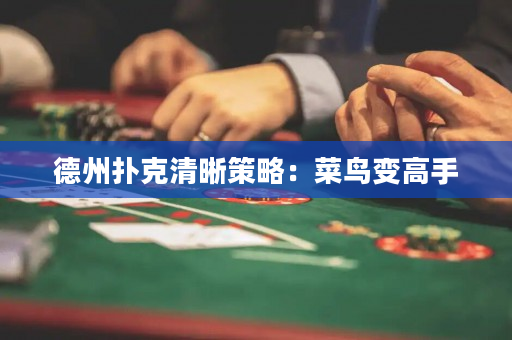 德州扑克清晰策略：菜鸟变高手