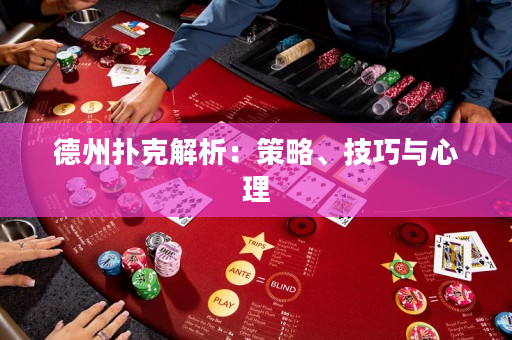 德州扑克解析：策略、技巧与心理