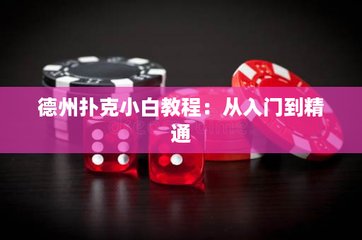 德州扑克小白教程：从入门到精通