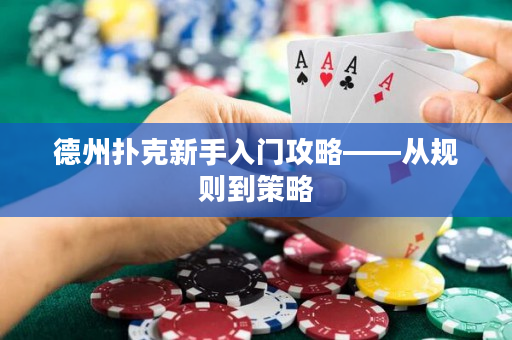 德州扑克新手入门攻略——从规则到策略