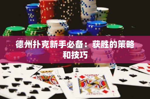 德州扑克新手必备：获胜的策略和技巧