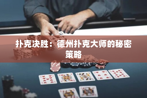 扑克决胜：德州扑克大师的秘密策略
