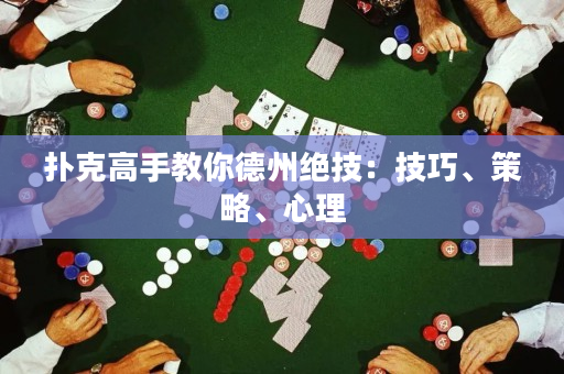 扑克高手教你德州绝技：技巧、策略、心理