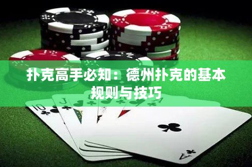 扑克高手必知：德州扑克的基本规则与技巧