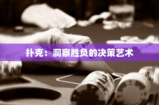 扑克：洞察胜负的决策艺术