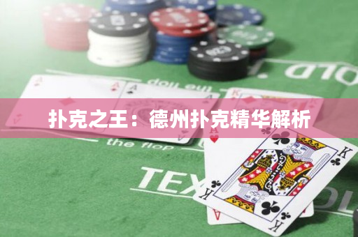 扑克之王：德州扑克精华解析