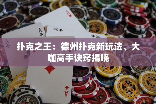 扑克之王：德州扑克新玩法、大咖高手诀窍揭晓