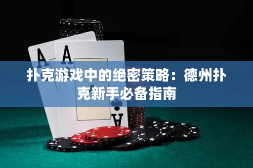扑克游戏中的绝密策略：德州扑克新手必备指南