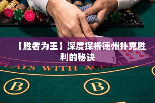 【胜者为王】深度探析德州扑克胜利的秘诀