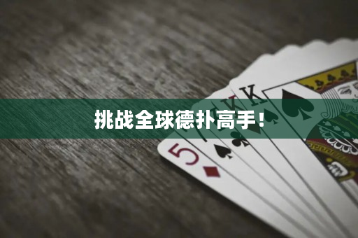 挑战全球德扑高手！