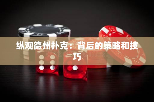 纵观德州扑克：背后的策略和技巧