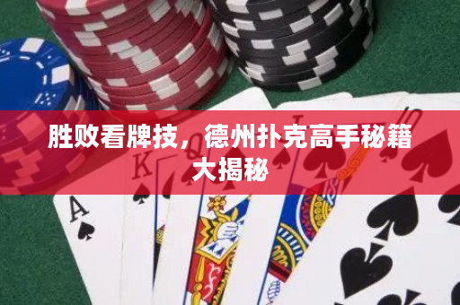 胜败看牌技，德州扑克高手秘籍大揭秘