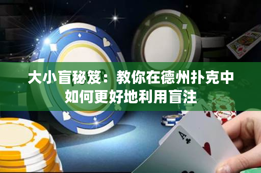 大小盲秘笈：教你在德州扑克中如何更好地利用盲注
